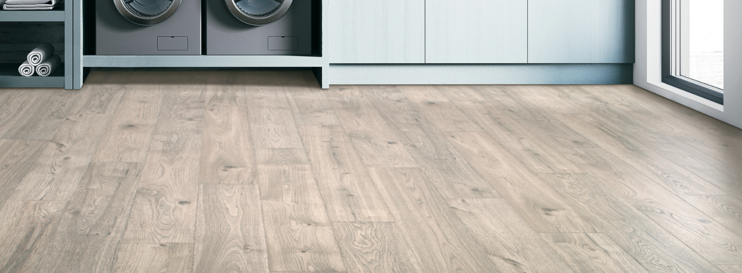 Waterproof Laminate in Laundry Room